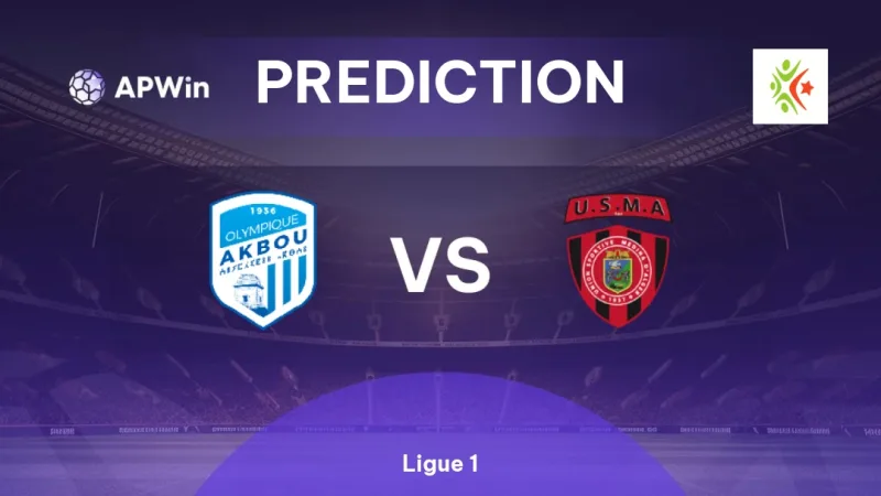 prediction oued akbou vs usm alger ligue 1 en